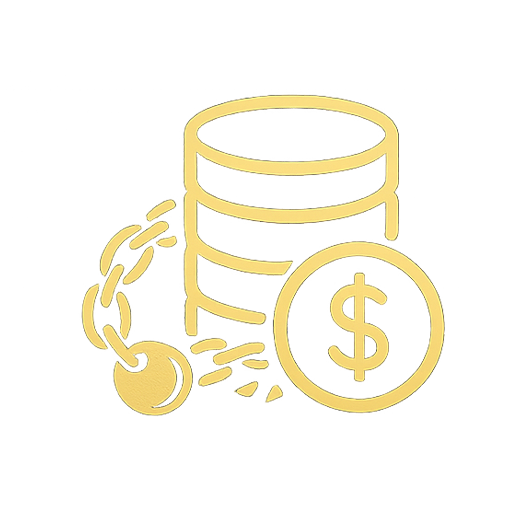Debt management icon