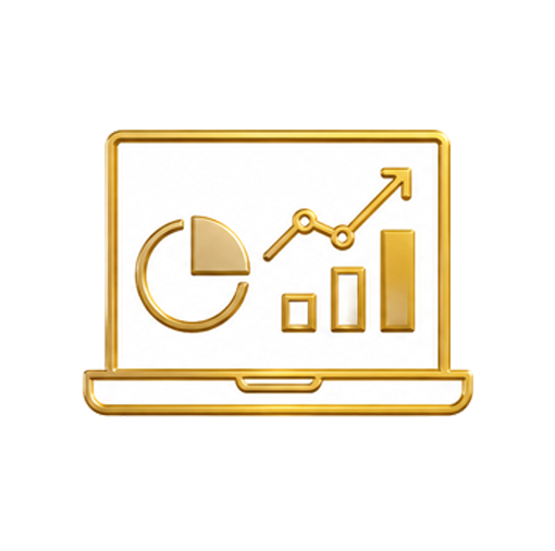 Analyse financial position icon